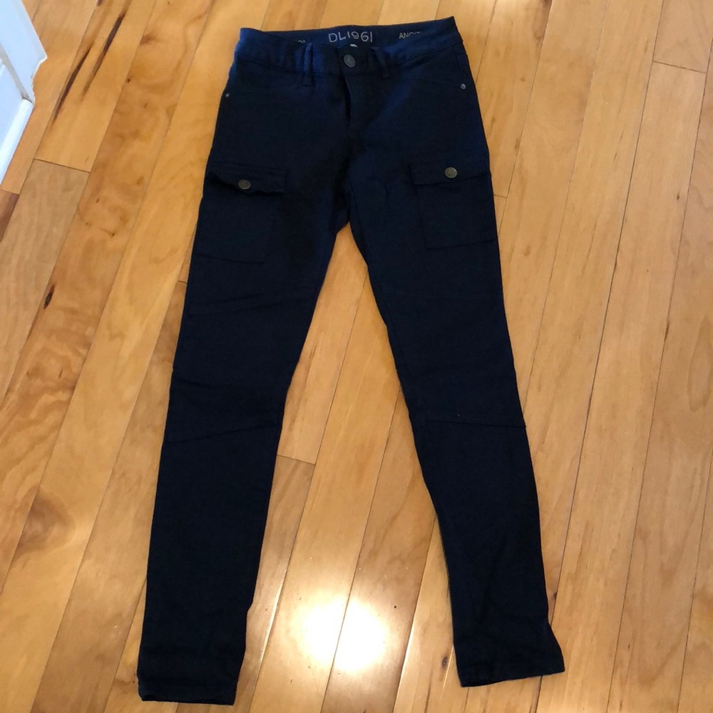 DL1961 blue cargo jeans.